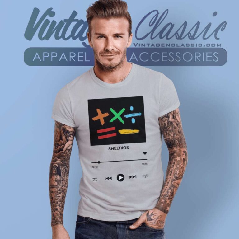 Ed Sheeran Concert 2023 Sheerios Albums Gift T Shirt Ed Sheeran Concert 2023 Sheerios Albums Gift T Shirt