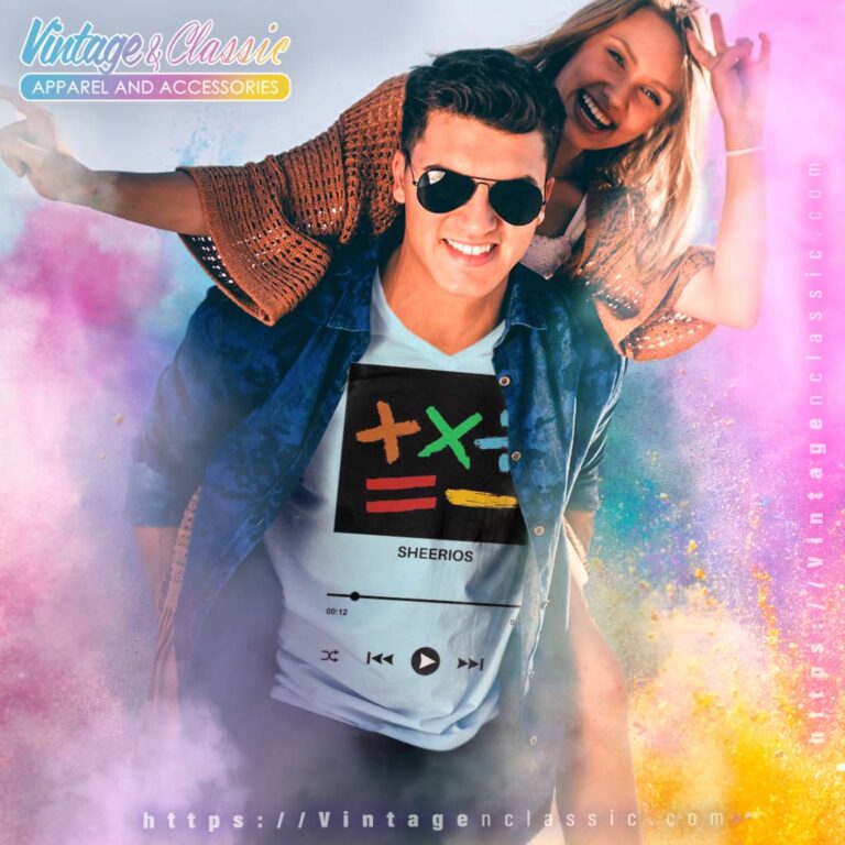 Ed Sheeran Concert 2023 Sheerios Albums Gift V Neck TShirt Ed Sheeran Concert 2023 Sheerios Albums Gift V Neck TShirt