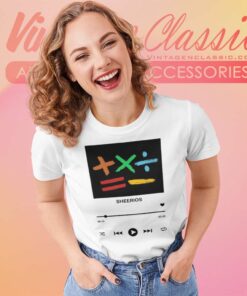 Ed Sheeran Concert 2023 Sheerios Albums Gift Women TShirt