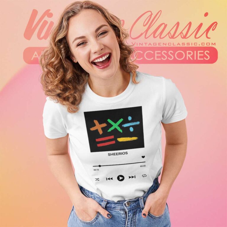 Ed Sheeran Concert 2023 Sheerios Albums Gift Women TShirt Ed Sheeran Concert 2023 Sheerios Albums Gift Women TShirt