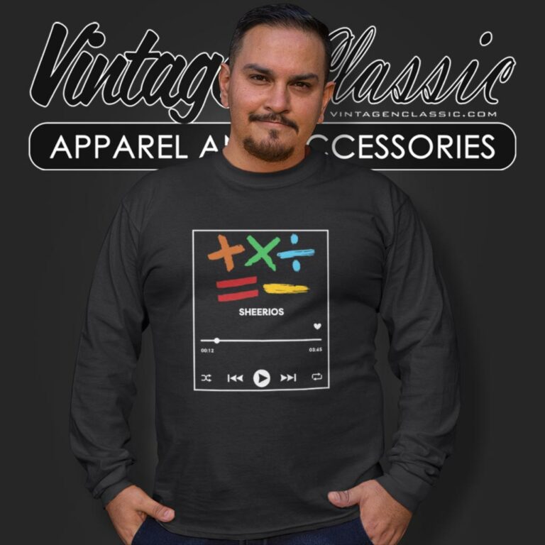 Ed Sheeran Concert Shirt Mathematics Tour Long Sleeve Tee Ed Sheeran Concert Shirt Mathematics Tour Long Sleeve Tee