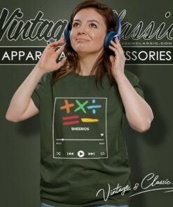 Ed Sheeran Concert Shirt Mathematics Tour Women T Shirt