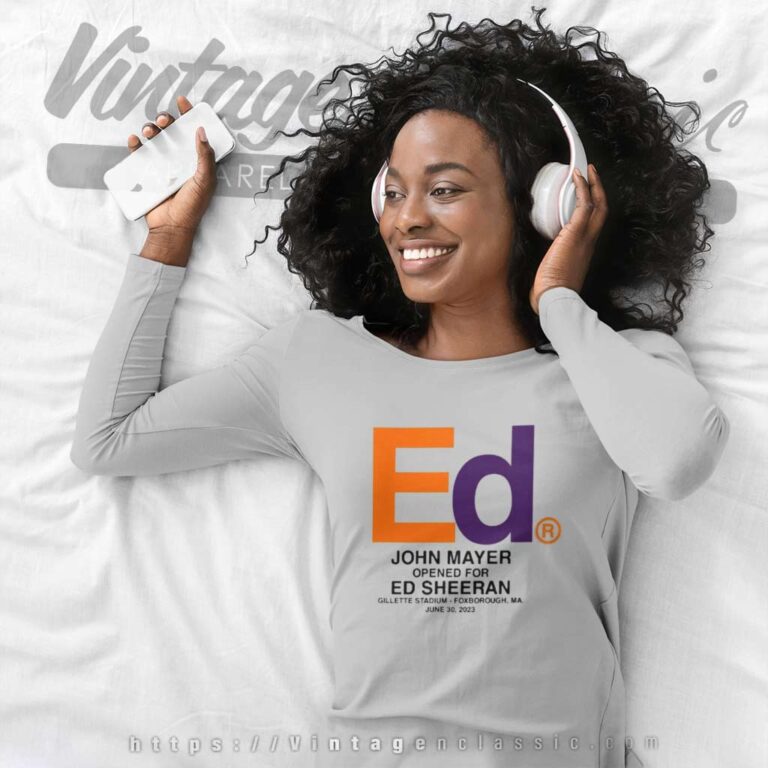 Ed Sheeran John Mayer Long Sleeve Tee Ed Sheeran John Mayer Long Sleeve Tee