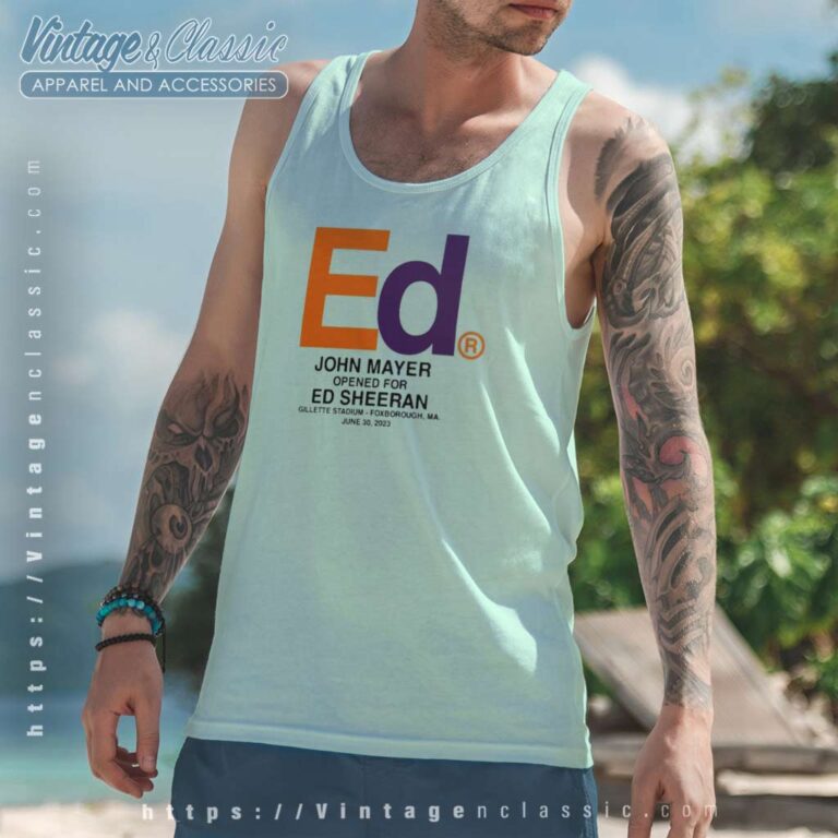 Ed Sheeran John Mayer Tank Top Racerback Ed Sheeran John Mayer Tank Top Racerback