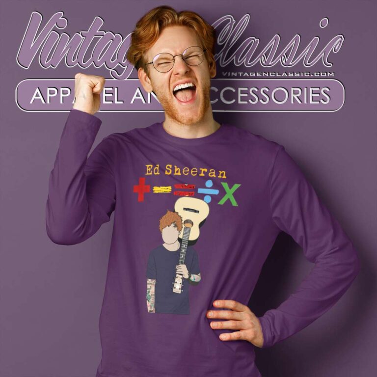 Ed Sheeran Mathematics Tour 2023 Long Sleeve Tee Ed Sheeran Mathematics Tour 2023 Long Sleeve Tee