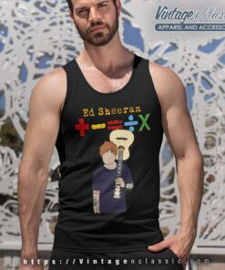 Ed Sheeran Mathematics Tour 2023 Tank Top Racerback