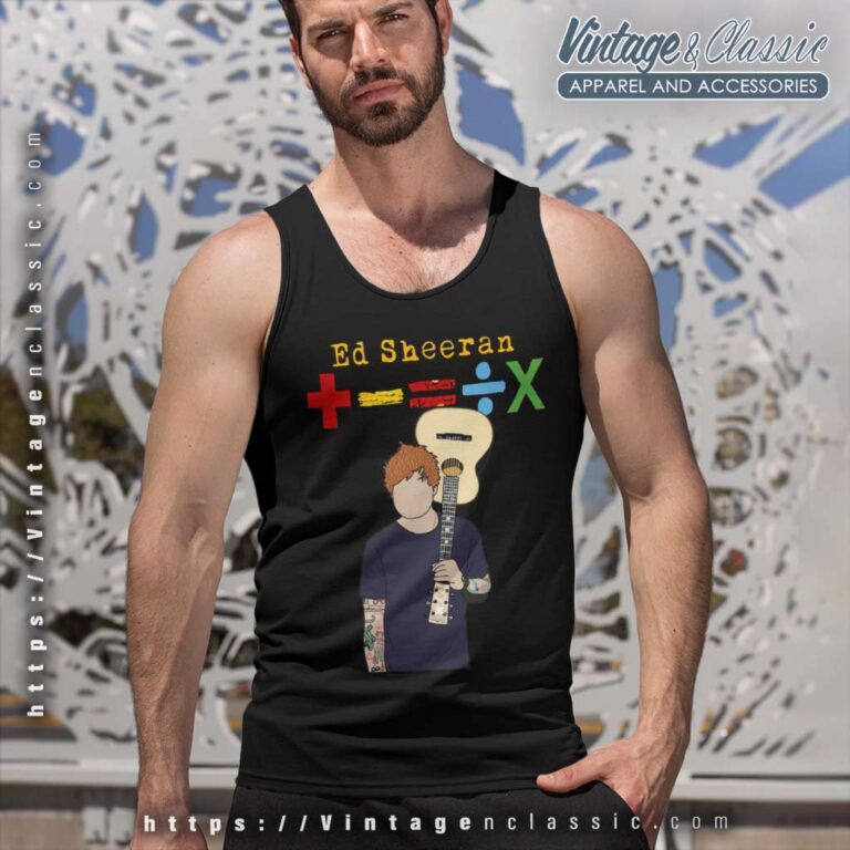 Ed Sheeran Mathematics Tour 2023 Tank Top Racerback Ed Sheeran Mathematics Tour 2023 Tank Top Racerback