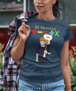 Ed Sheeran Mathematics Tour 2023 Women TShirt