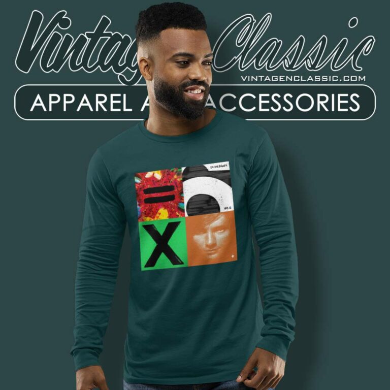 Ed Sheeran Mathematics Tour Setlist Long Sleeve Tee Ed Sheeran Mathematics Tour Setlist Long Sleeve Tee