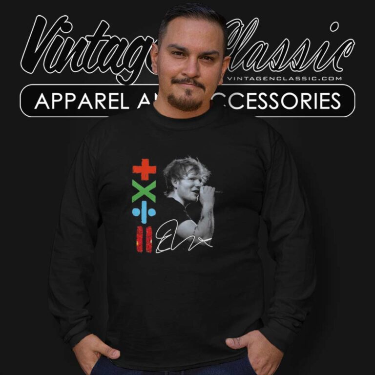 Ed Sheeran Mathematics Tour Signature Long Sleeve Tee Ed Sheeran Mathematics Tour Signature Long Sleeve Tee