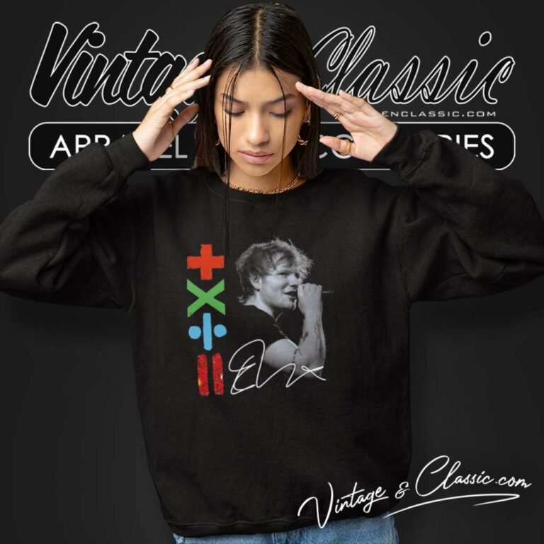 Ed Sheeran Mathematics Tour Signature Sweatshirt Ed Sheeran Mathematics Tour Signature Sweatshirt