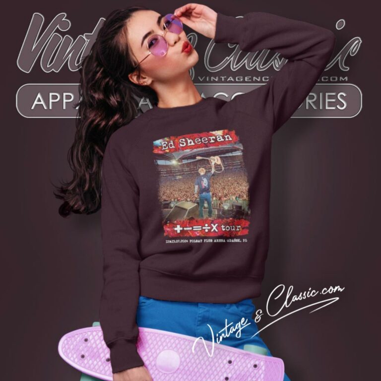 Ed Sheeran Mathematics Tour Sweatshirt Ed Sheeran Mathematics Tour Sweatshirt