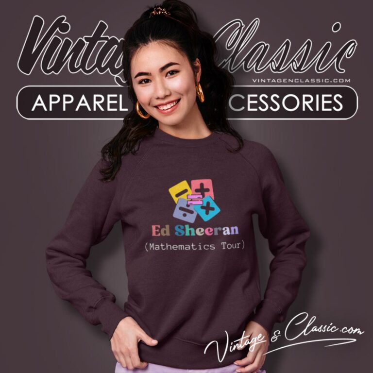 Ed Sheeran Mathematics World Tour Sweatshirt Ed Sheeran Mathematics World Tour Sweatshirt