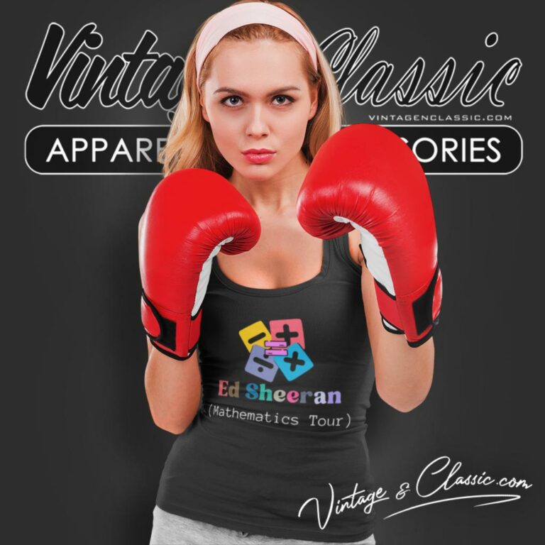 Ed Sheeran Mathematics World Tour Tank Top Racerback Ed Sheeran Mathematics World Tour Tank Top Racerback