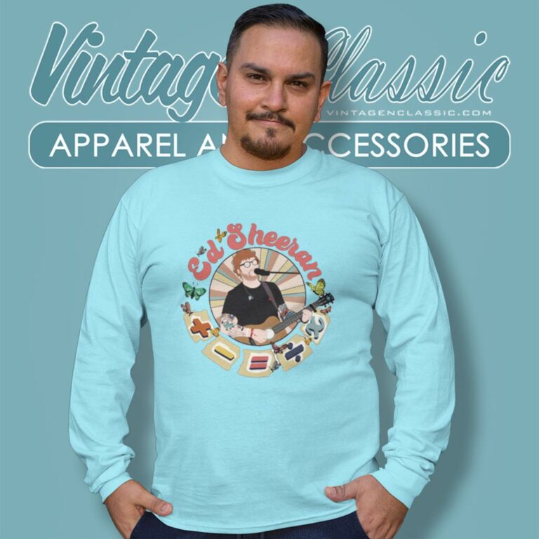 Ed Sheeran Music Tour 2023 Long Sleeve Tee Ed Sheeran Music Tour 2023 Long Sleeve Tee