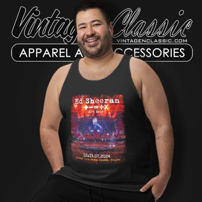 Ed Sheeran Shirt 2024 Mathematics Tour Tank Top Racerback Ed Sheeran Shirt 2024 Mathematics Tour Tank Top Racerback