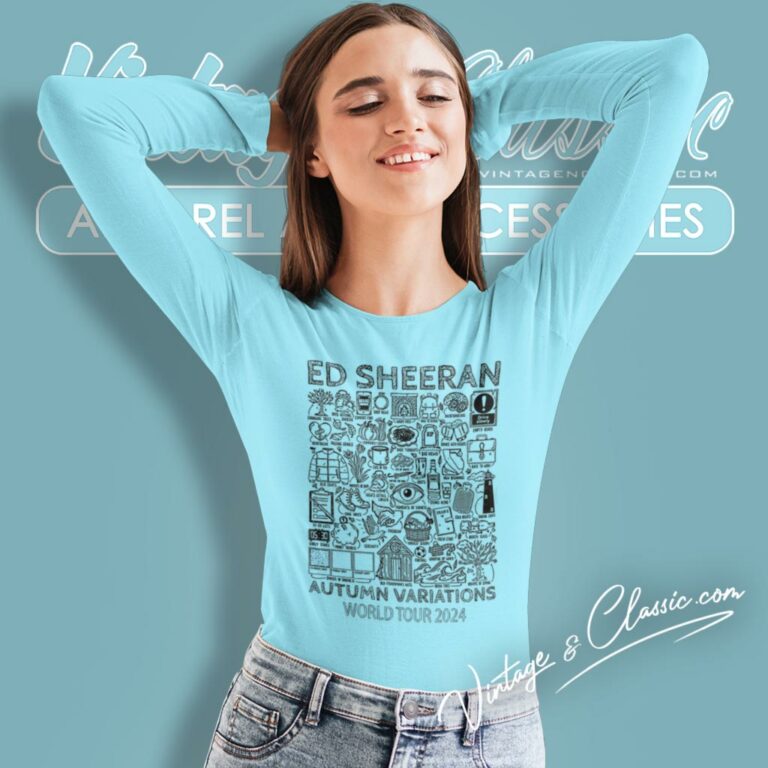Ed Sheeran Shirt Autumn Variation World Tour Light Long Sleeve Tee Ed Sheeran Shirt Autumn Variation World Tour Light Long Sleeve Tee