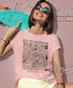 Ed Sheeran Shirt Autumn Variation World Tour Light Women T Shirt