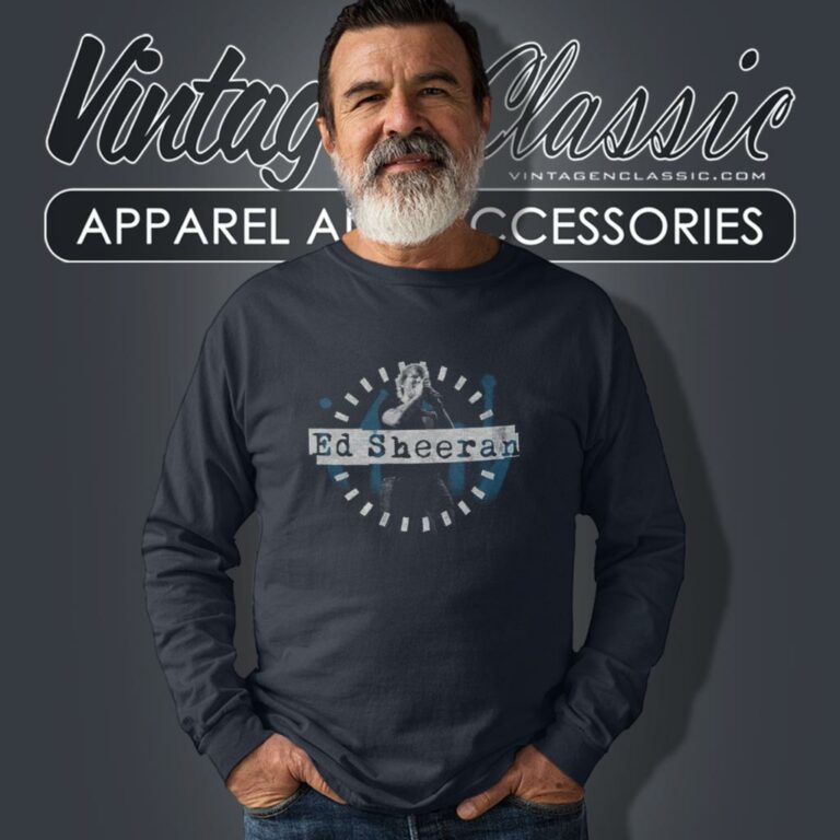 Ed Sheeran Shirt Dashed Stage Photo Long Sleeve Tee Ed Sheeran Shirt Dashed Stage Photo Long Sleeve Tee