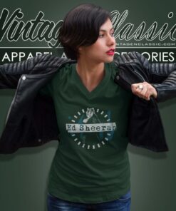 Ed Sheeran Shirt Dashed Stage Photo V Neck TShirt