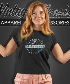 Ed Sheeran Shirt Dashed Stage Photo Women T Shirt