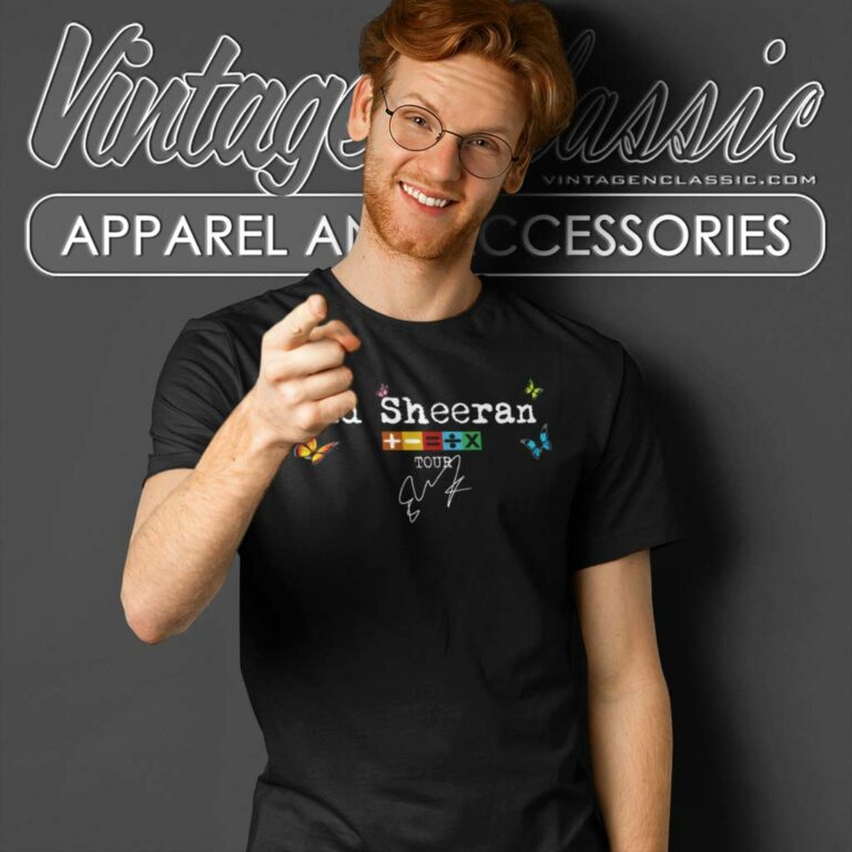 Ed Sheeran Shirt Mathematic America Tour Concert T Shirt Ed Sheeran Shirt Mathematic America Tour Concert T Shirt