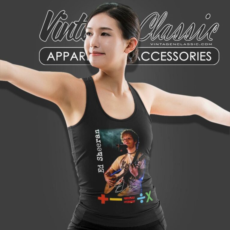 Ed Sheeran Shirt Mathematics America Tour Tank Top Racerback Ed Sheeran Shirt Mathematics America Tour Tank Top Racerback
