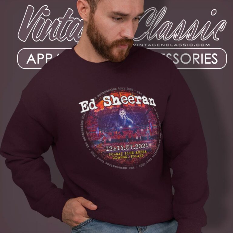 Ed Sheeran Shirt The Mathematics Tour 2024 Gdansk Sweatshirt Ed Sheeran Shirt The Mathematics Tour 2024 Gdansk Sweatshirt