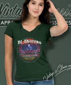 Ed Sheeran Shirt The Mathematics Tour 2024 Gdansk V Neck TShirt