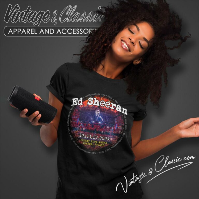 Ed Sheeran Shirt The Mathematics Tour 2024 Gdansk Women T Shirt Ed Sheeran Shirt The Mathematics Tour 2024 Gdansk Women T Shirt