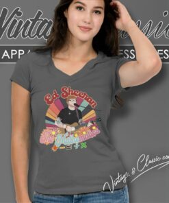 Ed Sheeran Shirt The Mathematics Tour Gift V Neck TShirt