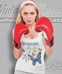 Ed Sheeran Shirt Wild Hearts And Butterflies Tank Top Racerback