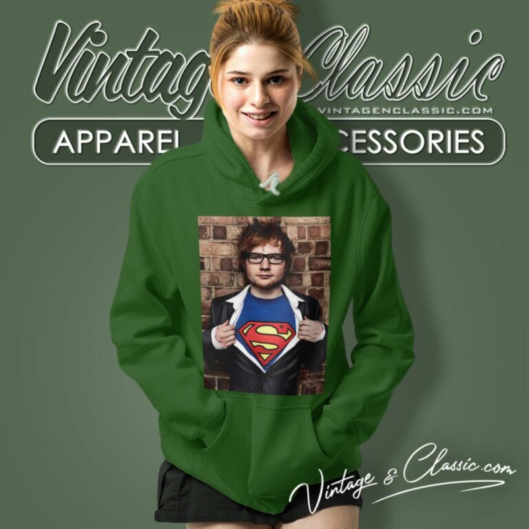 Ed Sheeran Superman Hoodie Ed Sheeran Superman Hoodie