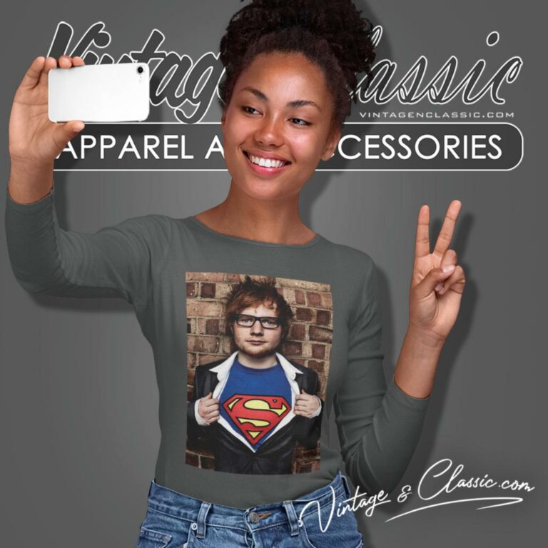 Ed Sheeran Superman Long Sleeve Tee Ed Sheeran Superman Long Sleeve Tee
