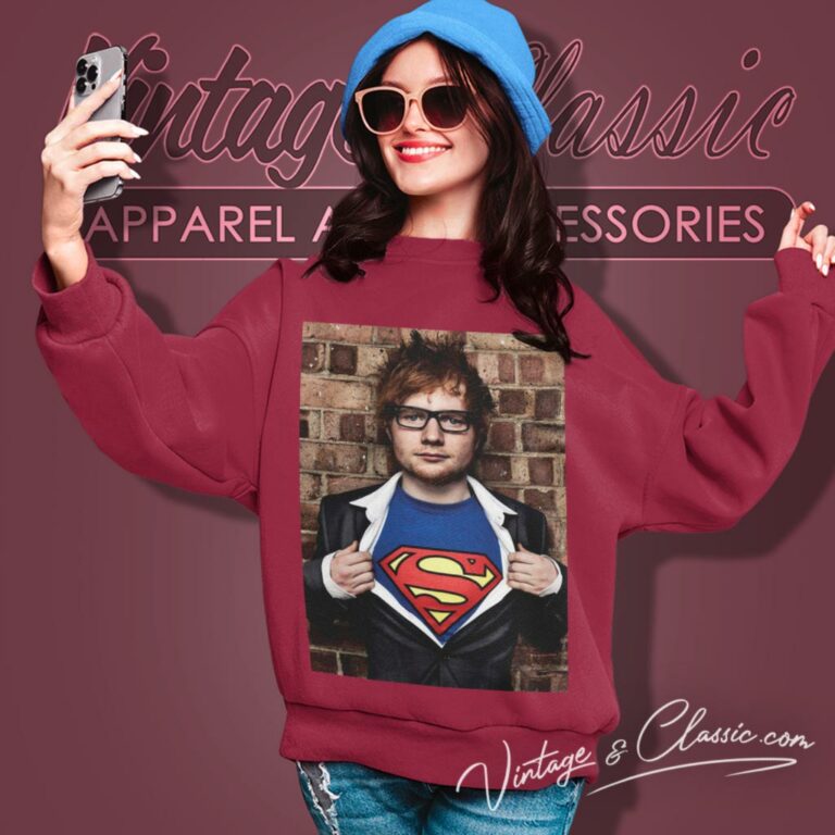 Ed Sheeran Superman Sweatshirt Ed Sheeran Superman Sweatshirt