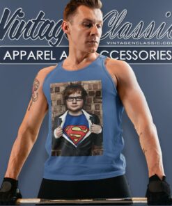 Ed Sheeran Superman Tank Top Racerback
