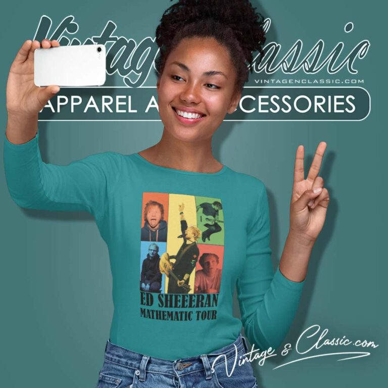 Ed Sheeran The Eras Tour Inspire Long Sleeve Tee Ed Sheeran The Eras Tour Inspire Long Sleeve Tee