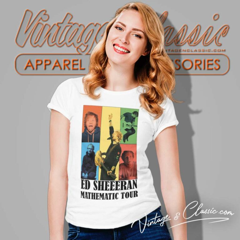 Ed Sheeran The Eras Tour Inspire Women TShirt Ed Sheeran The Eras Tour Inspire Women TShirt