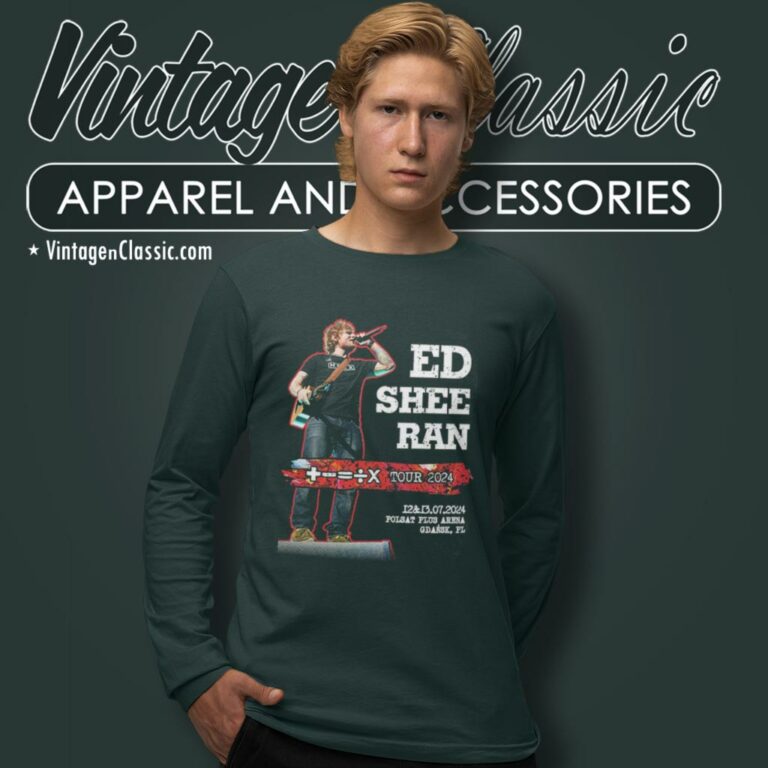 Ed Sheeran The Mathematics Tour 2024 Gdansk Long Sleeve Tee Ed Sheeran The Mathematics Tour 2024 Gdansk Long Sleeve Tee