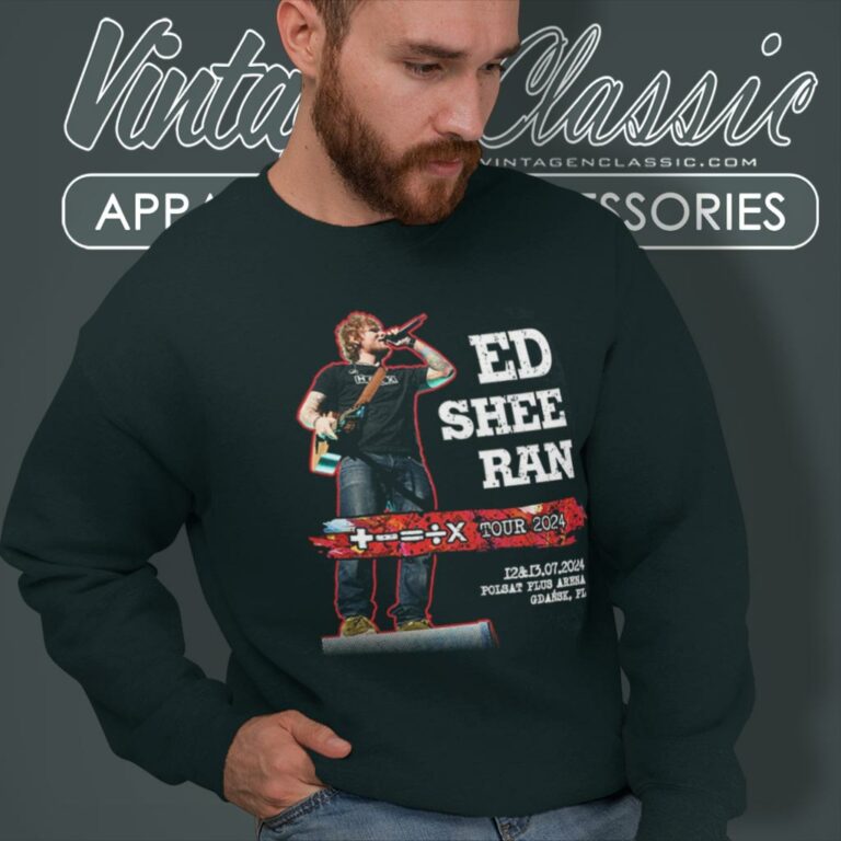 Ed Sheeran The Mathematics Tour 2024 Gdansk Sweatshirt Ed Sheeran The Mathematics Tour 2024 Gdansk Sweatshirt