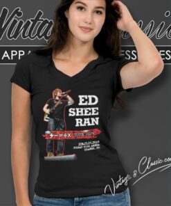 Ed Sheeran The Mathematics Tour 2024 Gdansk V Neck TShirt
