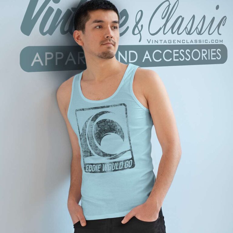 Eddie Would Go Vintage Tank Top Racerback Eddie Would Go Vintage Tank Top Racerback