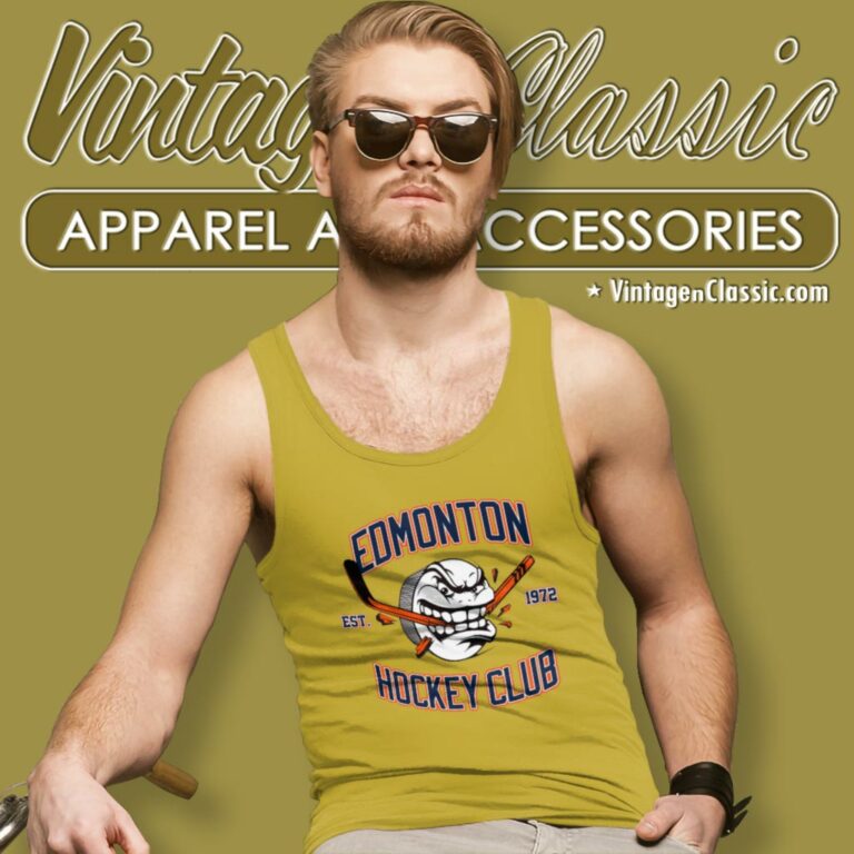 Edmonton Hockey Club Est 1972 Tank Top Racerback Edmonton Hockey Club Est 1972 Tank Top Racerback