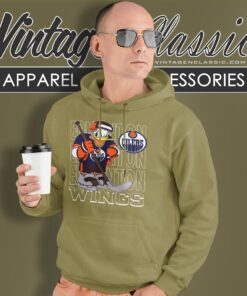 Edmonton Oilers Donald Duck Hockey Shirt Hoodie