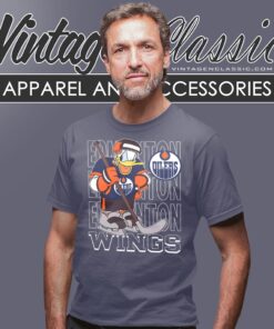 Edmonton Oilers Donald Duck Hockey Shirt T shirt