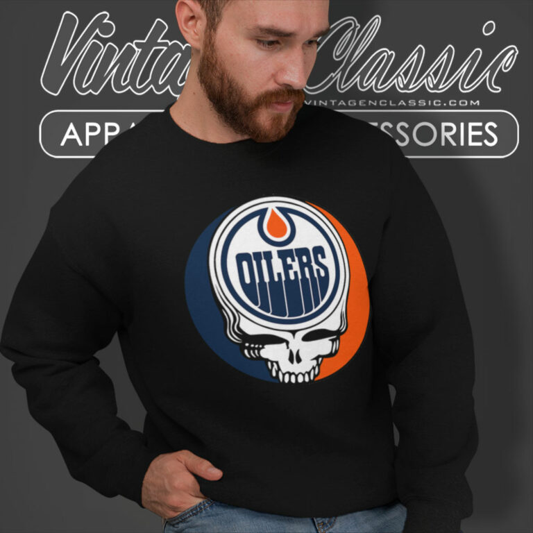 Edmonton Oilers Grateful Dead Steal Your Face Sweatshirt Edmonton Oilers Grateful Dead Steal Your Face Sweatshirt