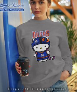 Edmonton Oilers Hello Kitty Shirt Sweatshirt