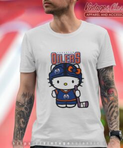 Edmonton Oilers Hello Kitty Shirt T shirt