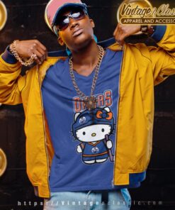 Edmonton Oilers Hello Kitty Shirt V Neck TShirt