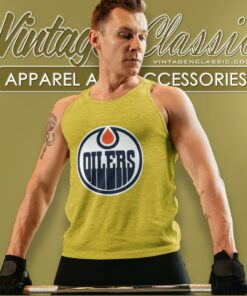 Edmonton Oilers Logo Nhl Tank Top Racerback
